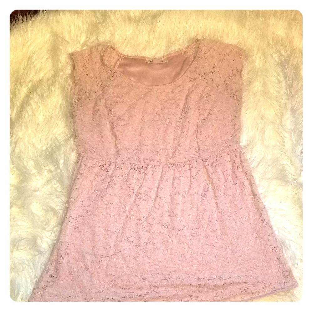 Short sleeve maternity blouse